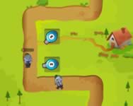 Tower defense zombies stratgiai HTML5 jtk