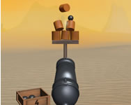 Cannon balls 3D stratgiai HTML5 jtk